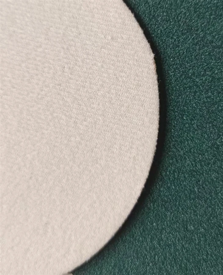 Green Color Sandpaper Disc